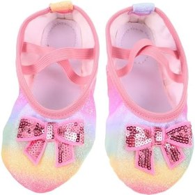 Resim SAFIGLE Çocuk Dans Ayakkabıları Ilmek Dans Ayakkabıları Yürümeye Başlayan Çocuklar Için Bale Bale Yürümeye Başlayan Çocuk Kız Ayakkabı Suni Deri 