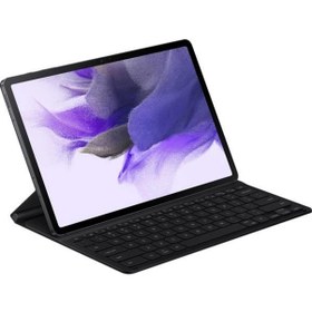 Resim Samsung Ef-Dt730Bbegtr Tab S7 Fe & S7 Plus Klavyeli Kılıf 