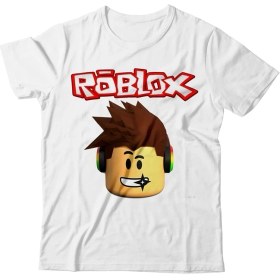 Resim Alfa Roblox Çocuk Beyaz Tişört 