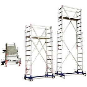 Resim Almüminyum Iskele 8 Mt Teleskopik (Fmi.14) (4 X 2 Mt) 