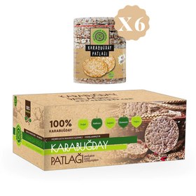 Resim GLUTENSİZ FABRİKA Karabuğday Patlağı Sade 6'lı Paket 