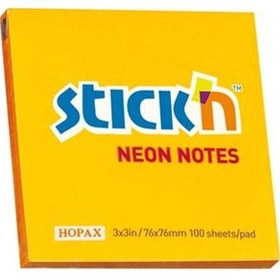 Resim Gıpta Stıckn 76 76 Neon Turuncu 100Yp Not Kağıt 