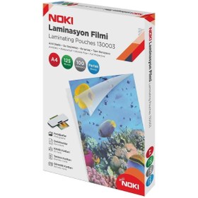 Resim Noki Laminasyon Filmi Parlak 125 Mic A4 100 Lü 