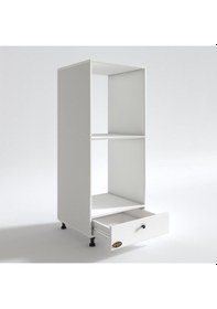 Resim Kenzlife fırın dolabı naime byz 145*60*56 mutfak çekmeceli ayaklı 