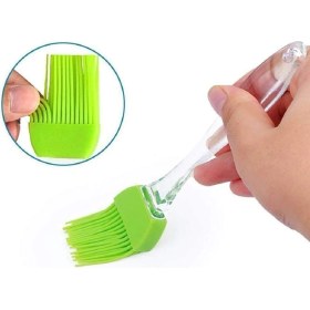 Resim 2'li Silikon Pasta - Börek - Poğaça Yağ Fırçası ve Spatula Seti 