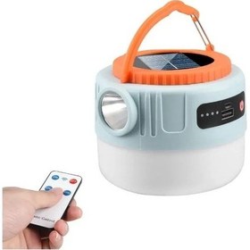 Resim Solar Led Kamp Lambası Çok Renkli 