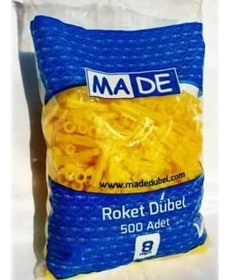 Resim Ma-De Roket Dübel 8 Mm 500 Adet 
