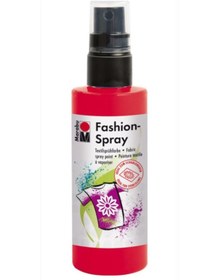 Resim Marabu Fashion Spray 100ml Sprey Kumaş Boyası No: 232 Red 