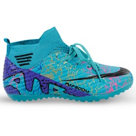 Resim Civil Sport Laliga 31-35 Numara Halı Saha Ayakkabısı - Mavi - Turkuaz-Mor / 3 