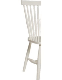 Resim Bengimobilya Sandalye Zus201 Çıtalı Oval Sırtlık Model Ahşap Kayın Iskelet Par 