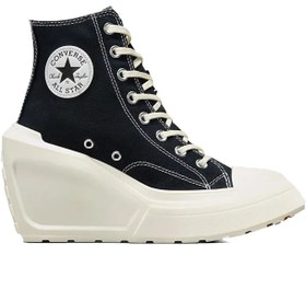 Resim Converse Chuck 70 De Luxe Wedge Hi Kadın Günlük Ayakkabı A06478C Siyah 