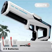 Resim Tam Otomatik Elektrikli Su Tabancası Oyuncaklar 43 Cm Taşınabilir Çocuk White-with 2battery Beyaz 