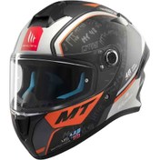 Resim Mt Helmets Targo S Ivan Ortolo B4 Kapalı Kask Mavi - Beyaz 