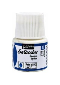 Resim Pebeo Setacolor Opak Kumaş Boyası 10 Titanium White 