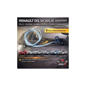 Resim OEM Renault Dış Sıcaklık Sensörü Clio 4 Symbol Lodgy Dokker Duster Logan Mcv 277227085R 
