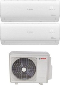 Resim Bosch Multi Split 28000 Btu 1 Dış + 2 İç Ünite (12000 + 18000 Btu) İnverter Duvar Tipi Klima 