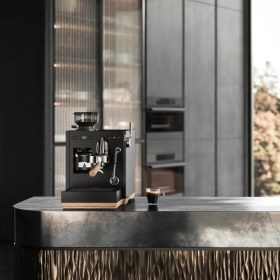 Resim Loewe Aura.pure Espresso Makinesi, Kahve Öğütücü ile Birlikte, Premium Tasarım, Kahve Makinesi 