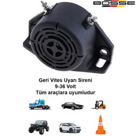 Resim Genel Markalar Geri Vites Sireni Otomobil Kamyonet ve Forklift Sireni 12-36 Volt 