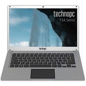 Resim Technopc TI14N33 TPNTB10F060268 N3350E 4 GB 128 GB 14" Free Dos Dizüstü Bilgisayar 