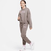 Resim Nike Sportswear Trend Fleece Cf Çocuk Gri Eşofman Altı 