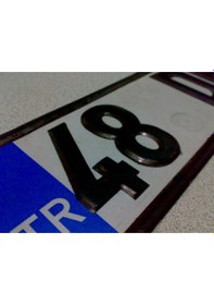 Resim Araç Oto Plaka Kalemi Siyah Renk Plaka Boyama Kalemi 444182695 