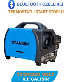 Resim Titanium Çanta Tipi Webasto Dizel Isıtıcı Taşınabilir Bluetooth,lu 12/24/220 Volt 