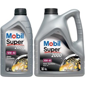 Resim Mobil Super 2000 X1 10W-40 Yarı Sentetik Motor Yağı 4 L + 1 L 