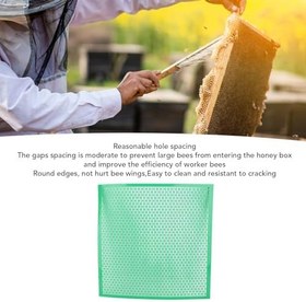 Resim 12pcs Arı Plastik İzolatör, Yuvarlak kenarlı Arı Kovanı Arıcılığı dışlayıcı, Kontrol Arısı, Kovan sıcaklığı Ve Nem Yönetimi, arı Plastik Izolatör aracı (Sarı) 