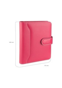 Resim Organizer Ajanda Tarihsiz Kareli 17x22 CM - Fuşya 
