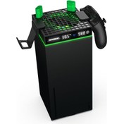 Resim Tyx-3606 Xbox Series X 2 Adet 1200mah Pil Soğutucu Fan Ve Joystick Standlı Ünite 