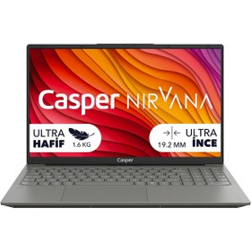 Resim CASPER Nirvana X650 Series 2 Core 5-210H 16GB DDR5 1TB SSD W11P 15.6" Laptop X650.210H-BF00R-G-F 