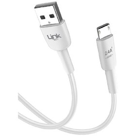 Resim Linktech C305 Safe Micro USB Kablolu 18W Hızlı Şarj Cihazı Seti Beyaz 1 Adet 