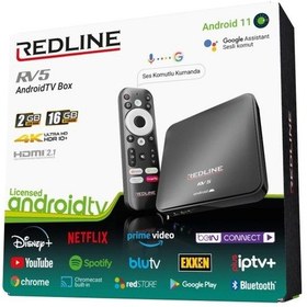 Resim Redline RV5 Android 11 Lisanslı TV Box 