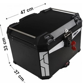 Resim Gp Kompozit Arka Çanta Alüminyum Siyah 57lt 