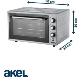 Resim Esmo Home Akel AF280LF Termostatlı, Saatli, Lambalı, Fanlı Mini Fırın 32 Litre 