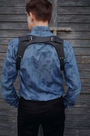 Resim Çamaşır Kenti Erkek Deri Seksi Harness - CKM134 