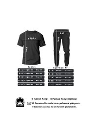Resim Uyguntarz Çocuk Nice Panda Alt - Üst Eşofman Takımı : Unisex Beyaz 