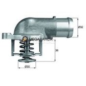 Resim Genel Markalar Termostat Komple 87c Vw Transporter T5-mutıvan V-touareg 2.5 Tdı 03-09 Axd 