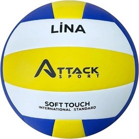 Resim Attack Sport Lina-2 Voleybol Antrenman Topu Mavi - Sarı 