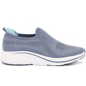 Resim Derimod Zero Kadın Mavi Kalın Tabanlı Kumaş Sneaker 25SFE49536F 