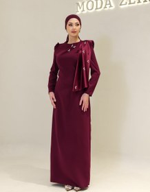 Resim Tegan Tesettür Abiye - Bej / 44 