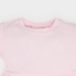 Resim DeFacto Kız Bebek Kısa Kollu Fitilli Kaşkorse Yazlık Elbise F0158A525SMPN648 