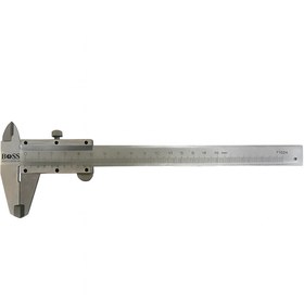 Resim BOSS 150 mm Mekanik Kumpas – Verniyer Ölçüm Aleti (0,02 mm Hassasiyet) 