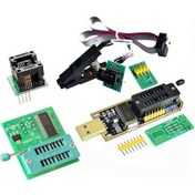 Resim Cloudstore Eeprom Bıos Usb Programmer Ch341a Set Soıc8 Klips 1.8v Adaptör 24 Pin Flash 