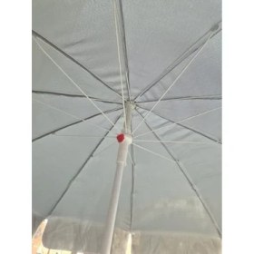 Resim Plaj Şemsiyesi Gri 200 cm 10 Telli 