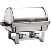 Resim ÖZTİRYAKİLER CHAFING DISH YEKPARE ROLLTOP KAP.WAS AYAK 