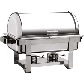 Resim ÖZTİRYAKİLER CHAFING DISH YEKPARE ROLLTOP KAP.WAS AYAK 