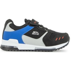 Resim Slazenger Edmond Ktn Çocuk Cırt Cırtlı Siyah Sneaker Siyah 