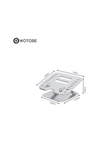 Resim Ayarlanabilir Metal Laptop Standı Notebook Tutucu Alüminyum Apple Uyumlu MacBook Yükseltici 