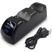 Resim Ps4 Kablosuz Denetleyici İçin Led Göstergeli Usb Çift Şarj Aleti Bağlantı İstasyonu 